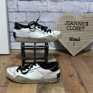 Crime London Sk8 Deluxe Sneakers In Soft Leather
